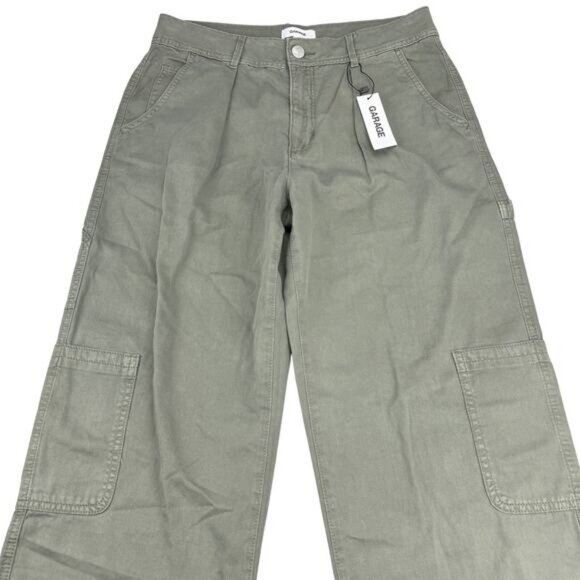 Garage Willow Slouchy Carpenter Pant In Sage Green Size XS - Picture 3 of 6